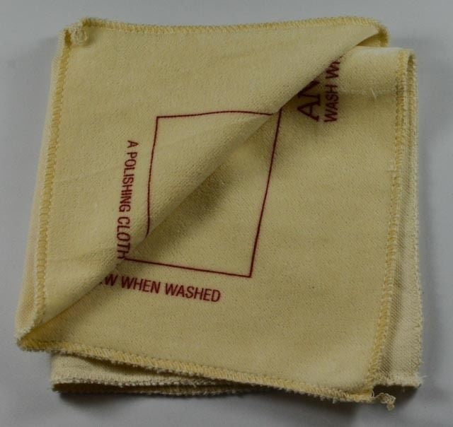 Siliconised polishing cloth for jewellery stone diamonds clean cleaner jewels