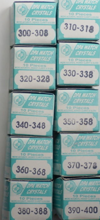 100x Pieces Dome Acrylic Watch Crystals 30mm - 40.0mm Repairs Plastic Glass New