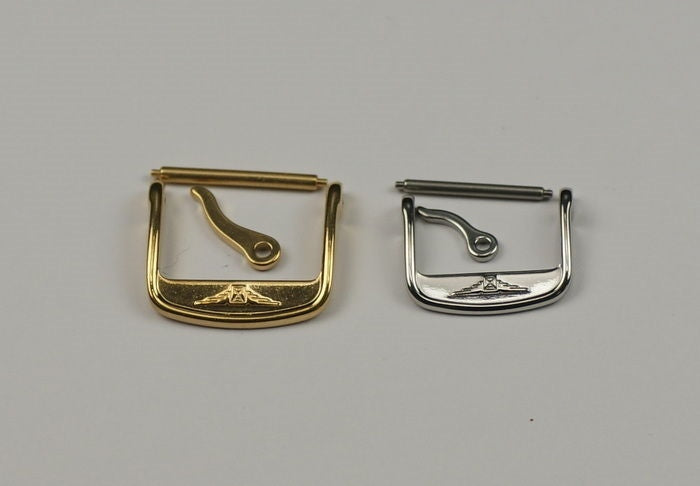 Genuine Longines buckle new 14mm 16mm 18mm Gold plated steel watch strap buckles
