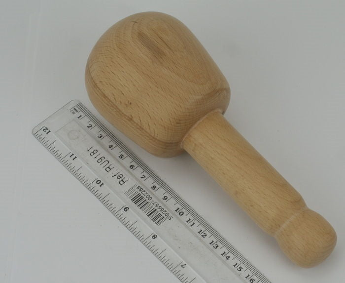 Doming Large Dapping Mallet Hard Wood tool forming new extra large wide head NEW