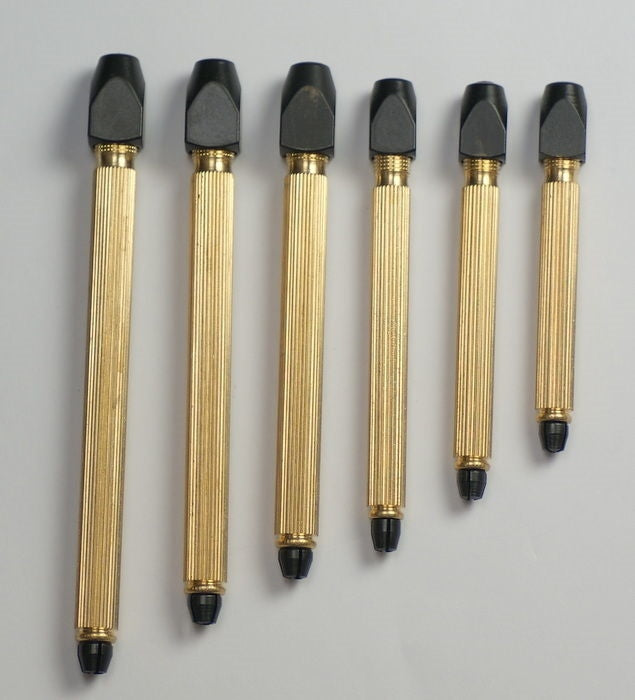 SET OF 6 PIN VICES  0mm - 4mm drills jewellers clockmakers hobby repairs drill