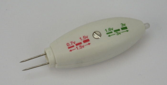 NEW Cell battery tester LED LIGHT watch batteries test watchmakers repairs tool