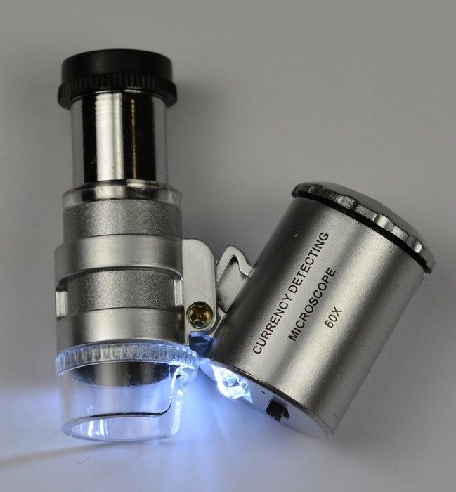 60x magnification EYEGLASS LOUPES watchmakers LED light loupe eyeglass magnifier