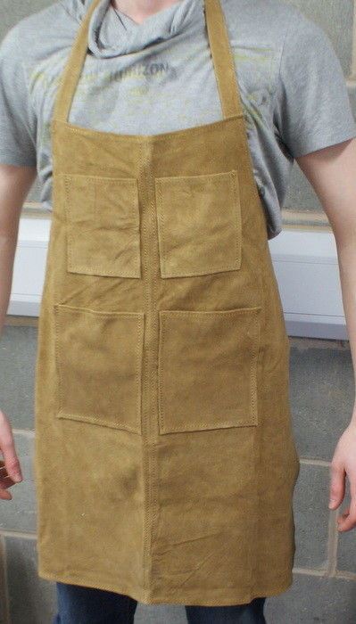 Suede Leather work apron watchmakers jewellers blacksmiths welders overall work