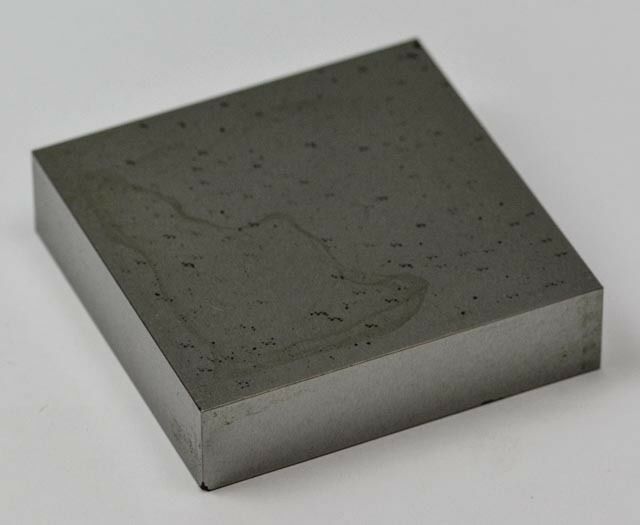 Solid steel block anvil doming  3"x3"x3/4" jewellery craft tool chasing dapping