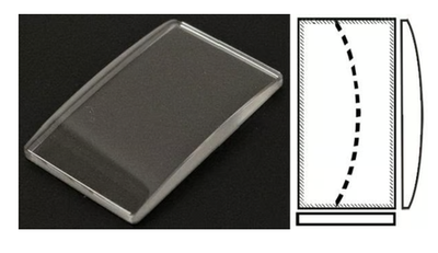 Watch Glass Crystal for Casio Square Rectangular Domed Mineral From 15.5-32.4mm