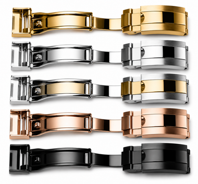 Glidelock Style Deployant Clasp 16mm x 9mm for Rolex Deepsea 126660 Sub