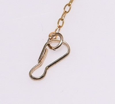 Rolled Gold Brooch Safety Chain 80mm Saver Vintage Safety Pin Tension Clip UK