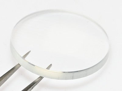 2.5mm Flat Bottom Domed Mineral Watch Crystal 23-50mm Repair Glass Replacement