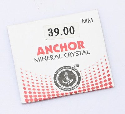 Flat Mineral Watch Crystal 1mm 30mm–39.5mm Pocket Watch Wristwatch Glass