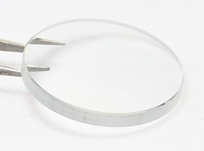 3mm Domed Mineral Flat Bottom Watch Crystal 27-50mm Repair Glass Replacement