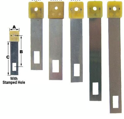 Pendulum Clock Suspension Spring 5mm Wide Brass & Steel German 5 Sizes B16-30mm