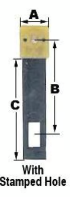 Pendulum Clock Suspension Spring 5mm Wide Brass & Steel German 5 Sizes B16-30mm