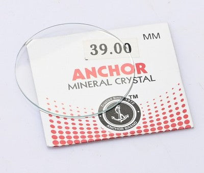 Flat Mineral Watch Crystal 1mm 30mm–39.5mm Pocket Watch Wristwatch Glass