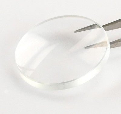3mm Domed Mineral Flat Bottom Watch Crystal 27-50mm Repair Glass Replacement