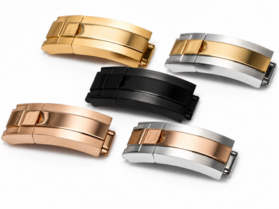Glidelock Style Deployant Clasp 16mm x 9mm for Rolex Deepsea 126660 Sub