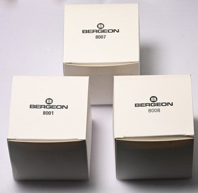 Genuine Bergeon Set 3 Watch Case Back Opener Rubber Ball 8008 8007 8001 Swiss