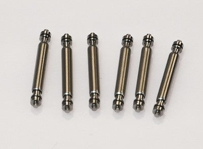 6x Fat Rolex Style Spring Bars 1.78mm Shouldered Double Flange 12-17mm Steel UK