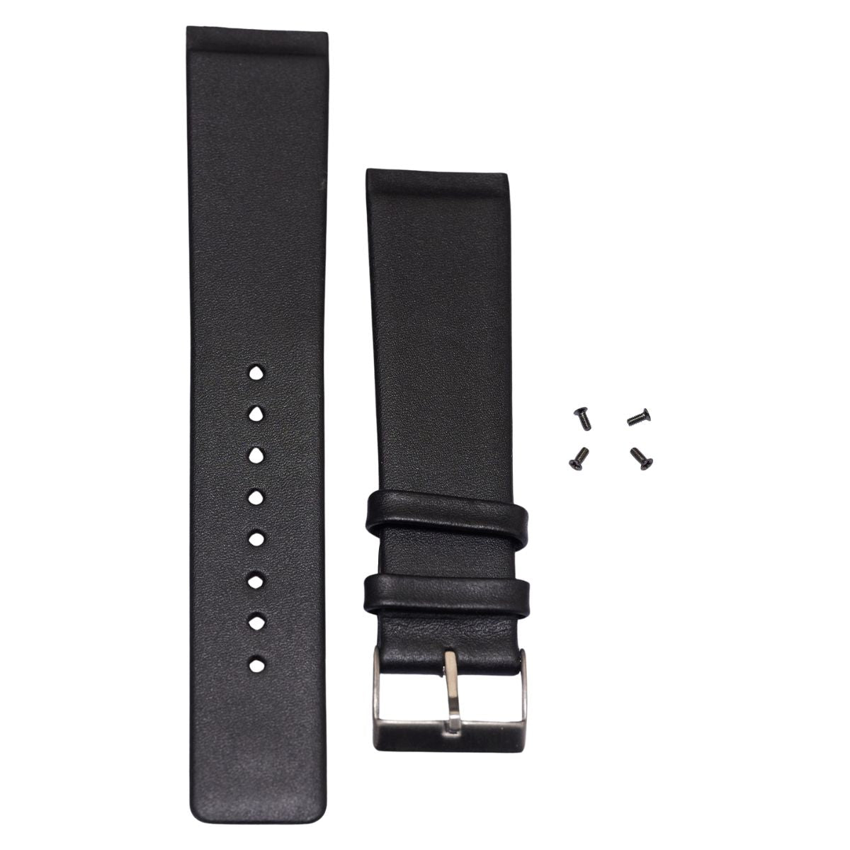 Leather Watch Strap for Skagen 22mm With Screws Black Band  233XXLSLB