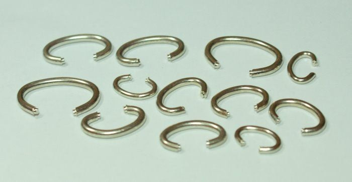 Pocketwatch Bows silver colour mixed sizes for repairs antique parts watchmaker