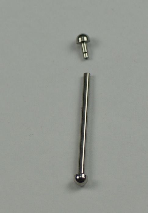 Large Tube friction pin T-bar pins clasps straps bracelets rivet ends 22mm 36mm