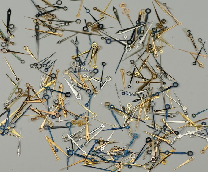 Pocket Watch hands assortment x48 vintage parts spares repairs lot pocketwatches