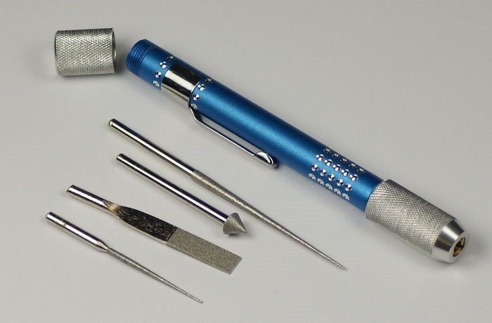 4x Diamond tipped reamer for beading work bead reamers jewellers jewellery craft