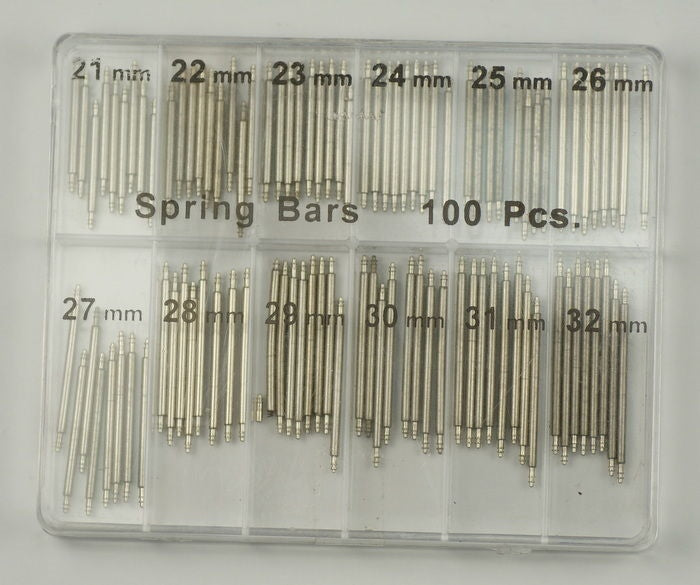 Large spring bars set 21mm - 32mm watch straps bands bracelets repairs strap