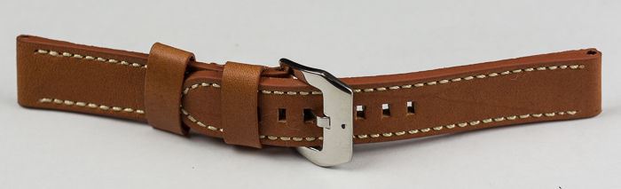 QUALITY THICK Genuine leather watch strap , brown black tan 18mm 20mm 22mm 24mm