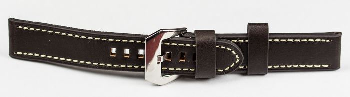 QUALITY THICK Genuine leather watch strap , brown black tan 18mm 20mm 22mm 24mm