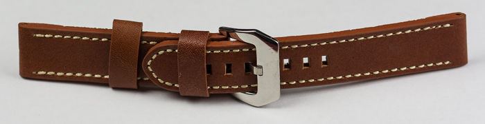 QUALITY THICK Genuine leather watch strap , brown black tan 18mm 20mm 22mm 24mm