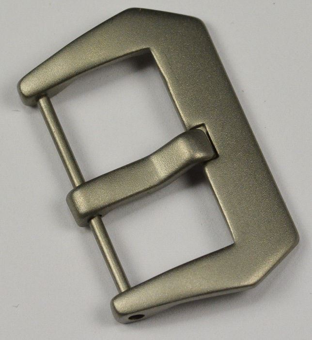 SANDBLASTED Pre-V Watch strap Screw-In buckle 22mm 24mm 26mm band silver clasp