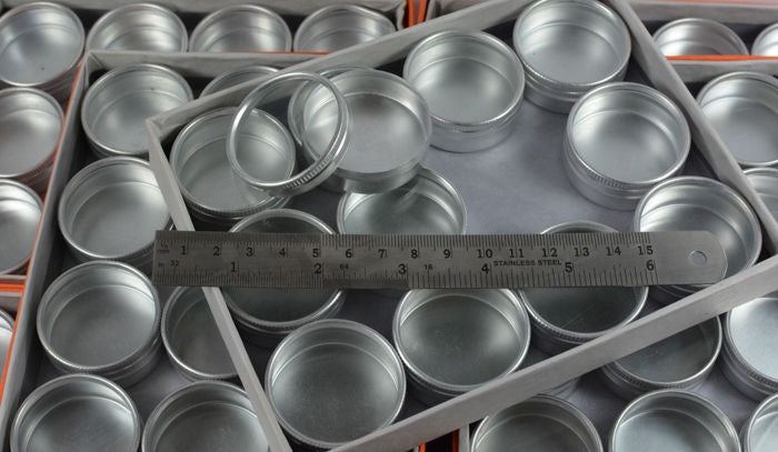 Aluminium Metal Containers Watch Parts Jewellery Storage Stores Tubs Boxes Bins