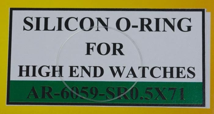 Professional watch gaskets silicon o ring by size case back sealing washers