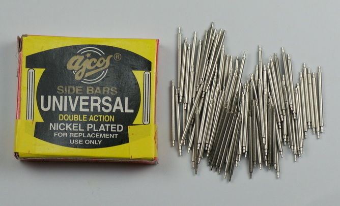 18mm SPRING BARS x100 for watch straps bands fitting parts spares link pins bar