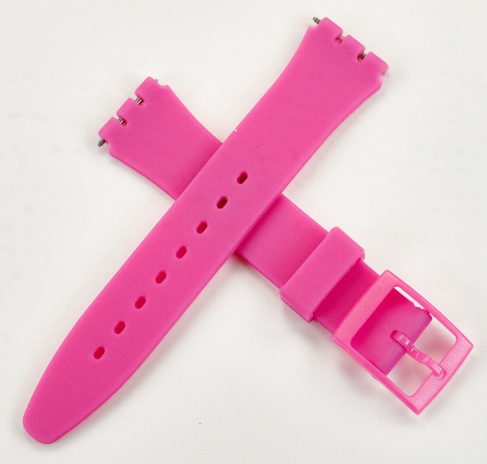17mm Silicone Rubber Swatch Watch Strap Soft Band Replacement 18 COLOURS New