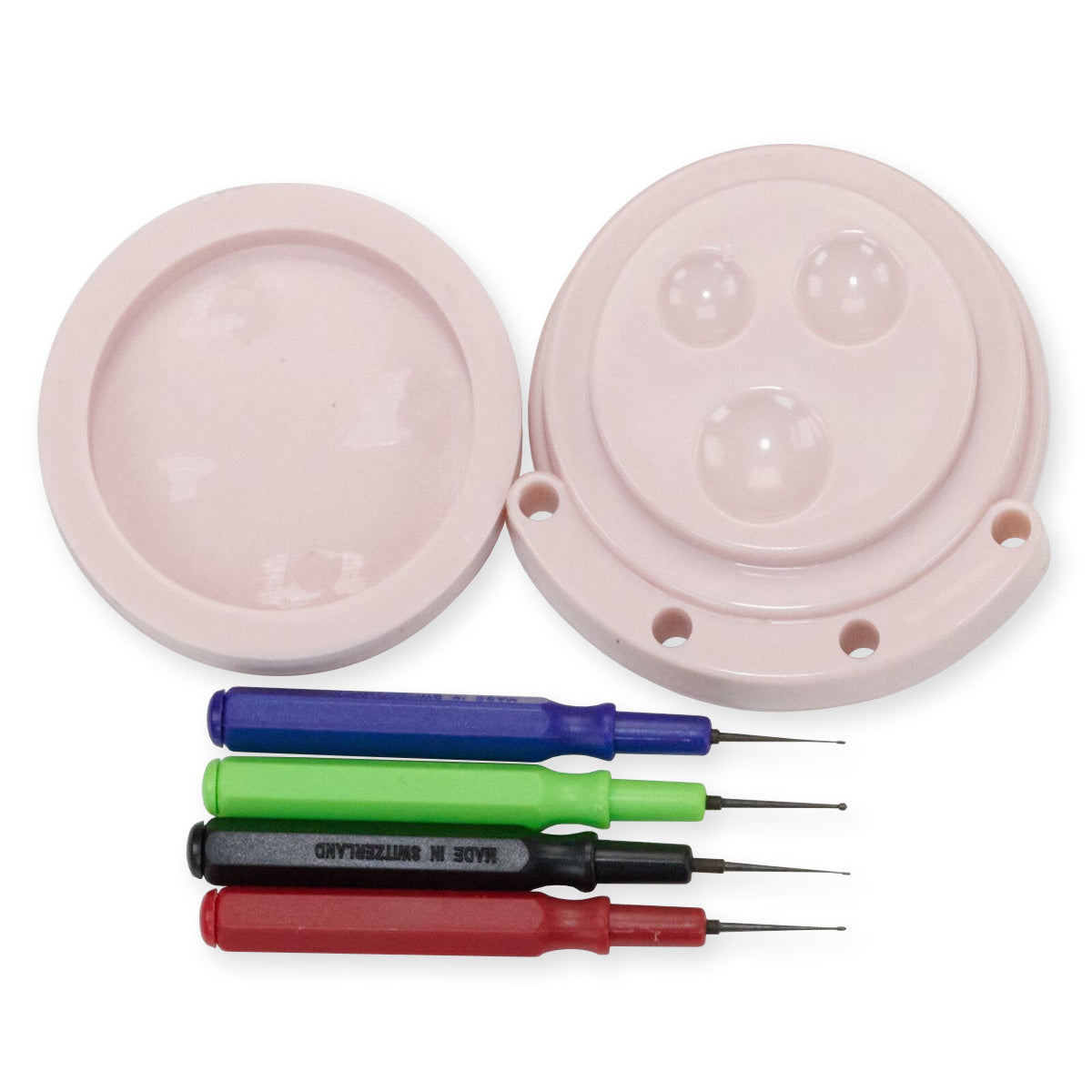 4x Watch Oiling Pins & Oil Grease Holder Container Stand Repair Tool Watchmaker