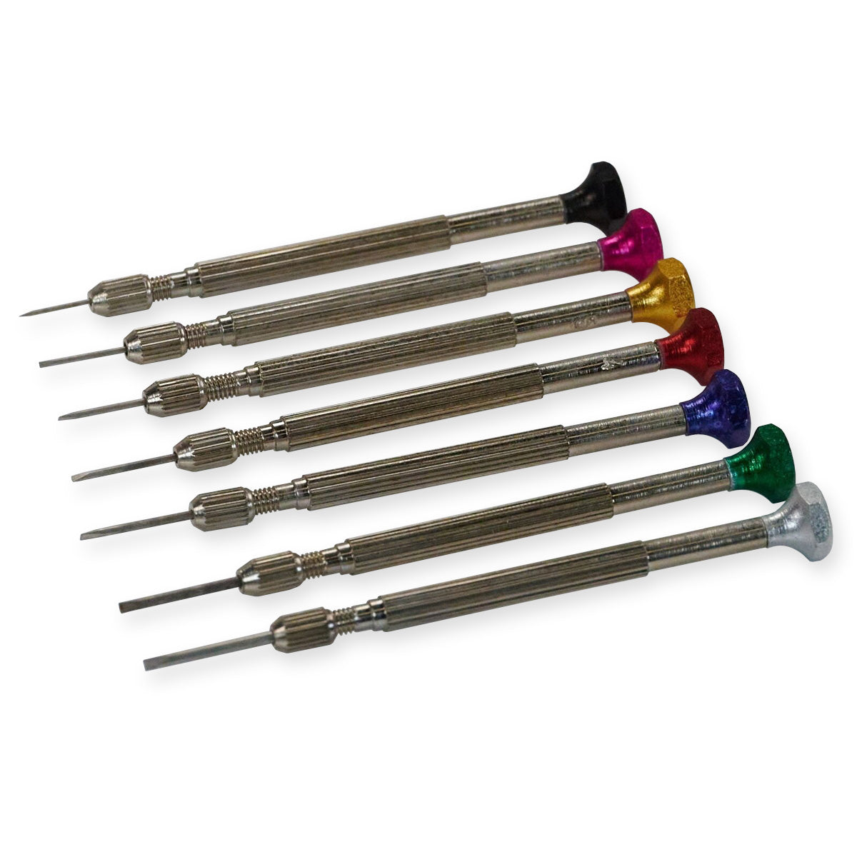 7x Watchmakers Jewellers Watch Repair Screwdrivers With Reversible Blades Tools