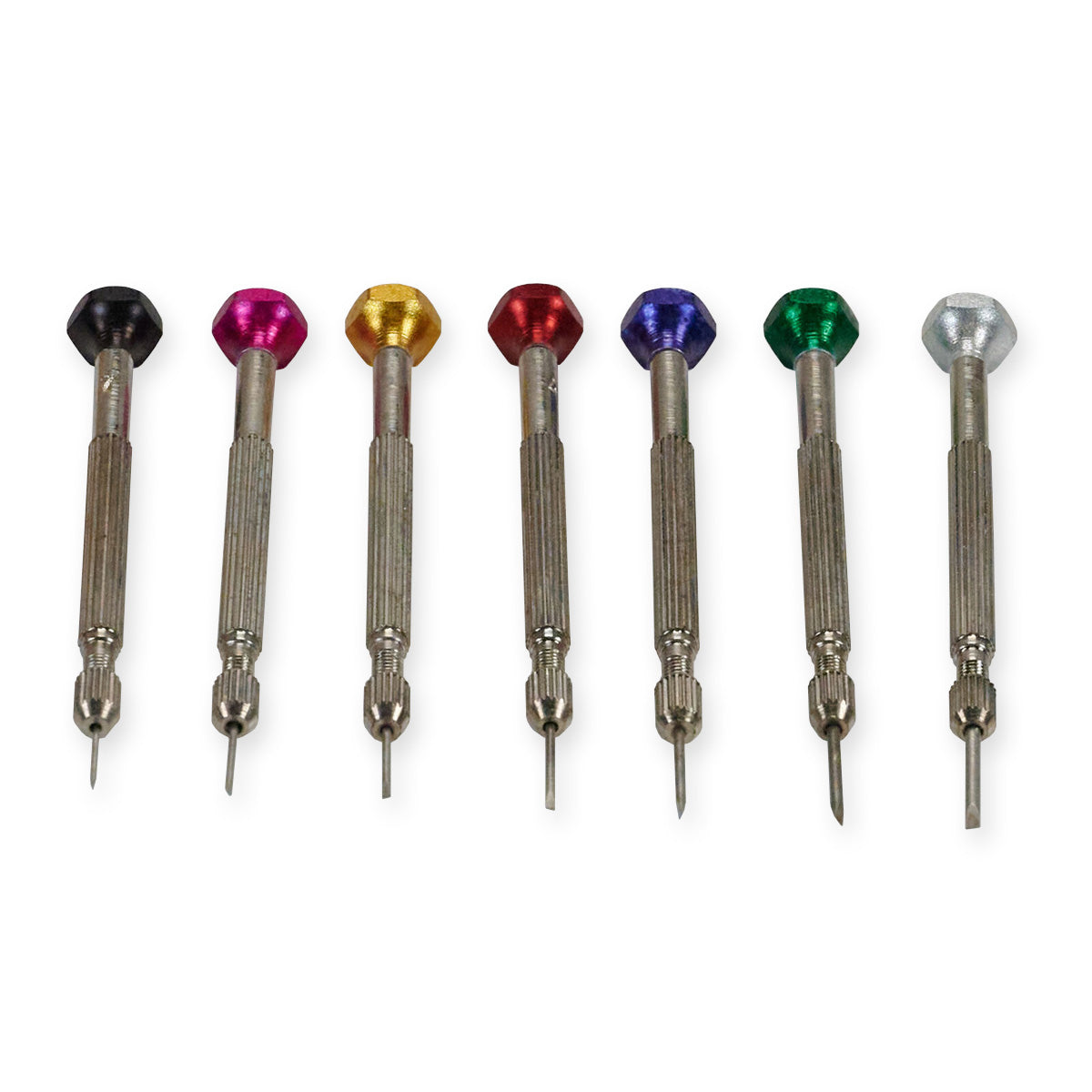 7x Watchmakers Jewellers Watch Repair Screwdrivers With Reversible Blades Tools