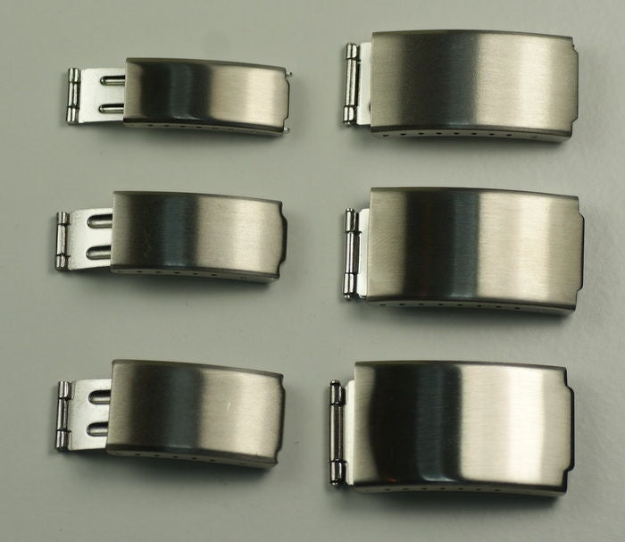 Stainless steel watch BUCKLE CLASP 3 fold adjustable 10-20mm bracelet repair