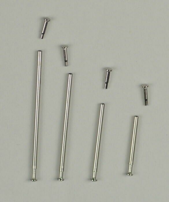 Tube friction pin pins clasps straps bracelets rivet ends 10mm - 24mm 1mm thick