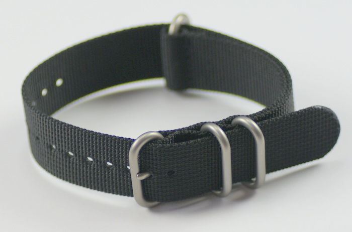 HEAVY DUTY VERSION Military Watch Strap Satin Mens Nylon Divers Army