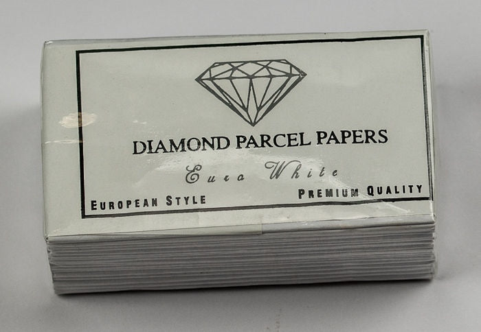 Diamond or Gem stone PARCEL PAPER pack 25 jewellers storing packing gems wrapper
