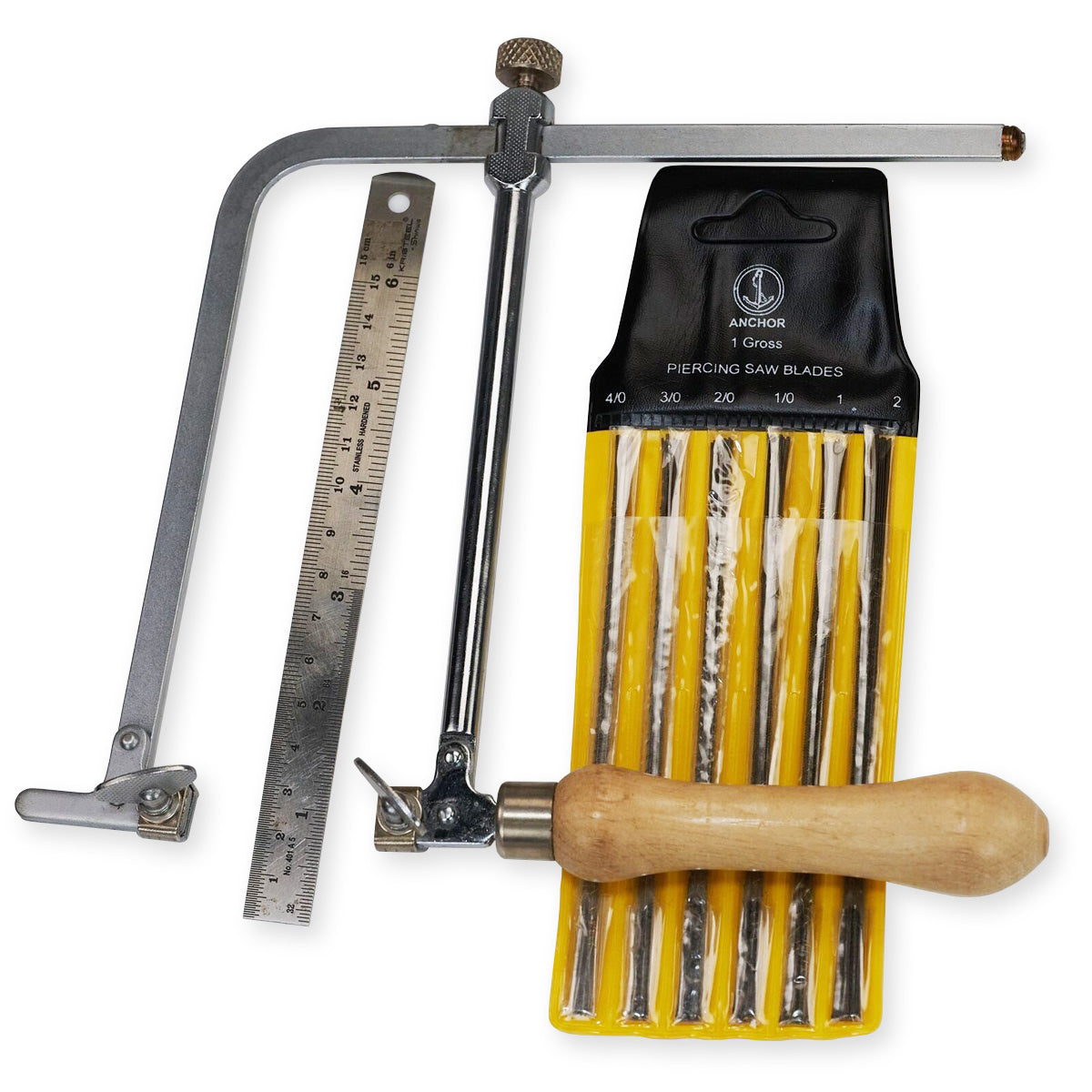 Fret Coping Adjustable Piercing Saw 144 Saw Blades 15CM High Jeweller Jewellery