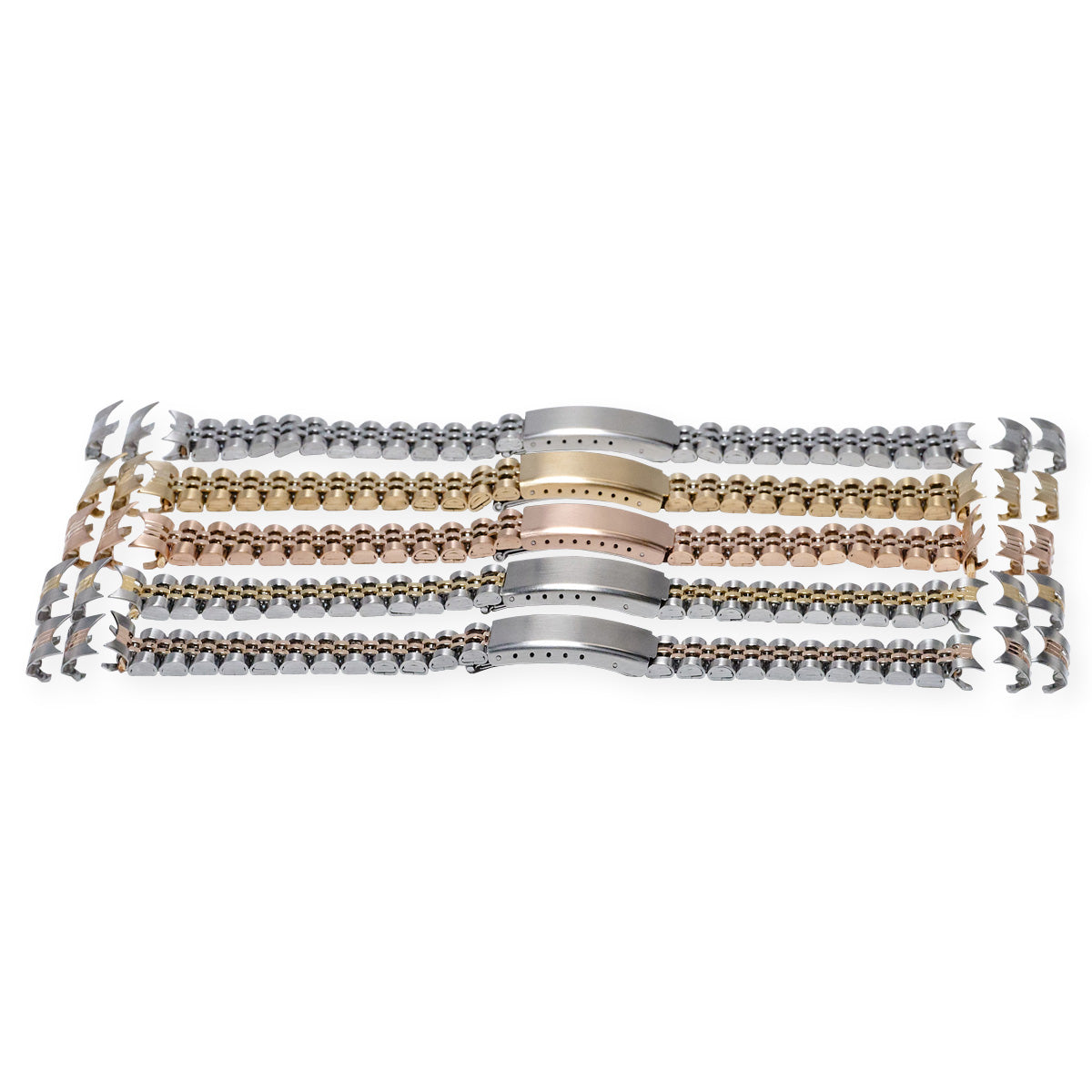 Jubilee Watch Bracelet Strap 18mm 20mm 22mm Curved End High Quality Type