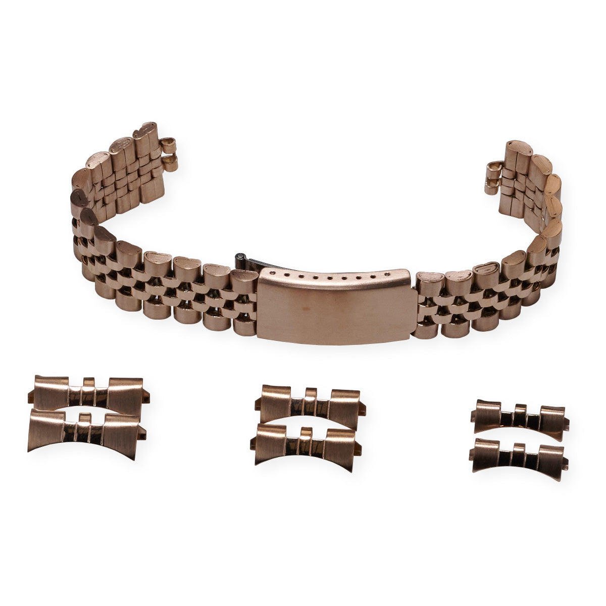 Jubilee Watch Bracelet Strap 18mm 20mm 22mm Curved End High Quality Type