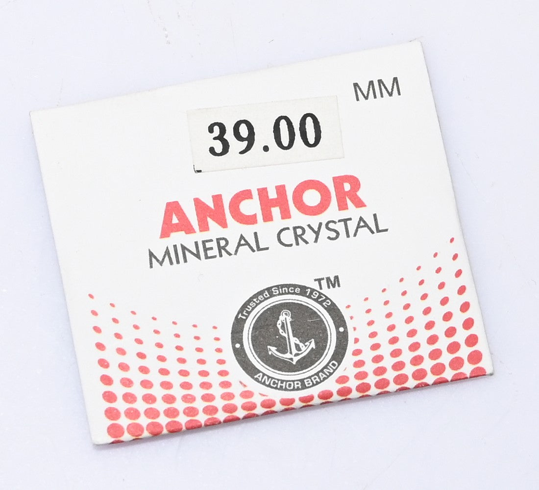 Flat Mineral Watch Crystal 1mm 30mm–39.5mm Pocket Watch Wristwatch Glass