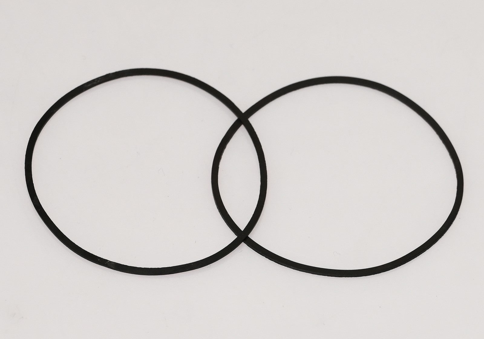 2x Flat Rubber Watch Gasket Ring Case Back Seal 6-39mm Screw Down Replacement