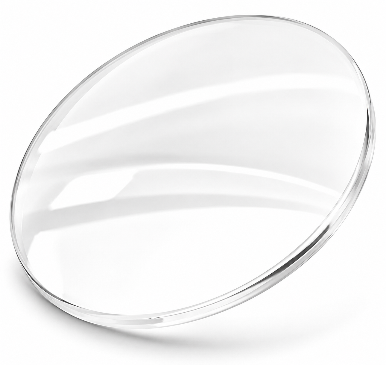 Watch Glass Crystal Domed Mineral 2mm Replacement Round Select Size 18-50mm
