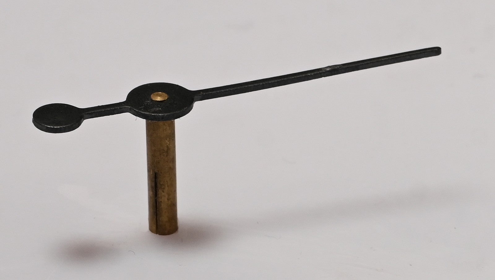 French Clock Hand Sweep Seconds Counterpoise Brass Slotted Cannon Pinion 43mm